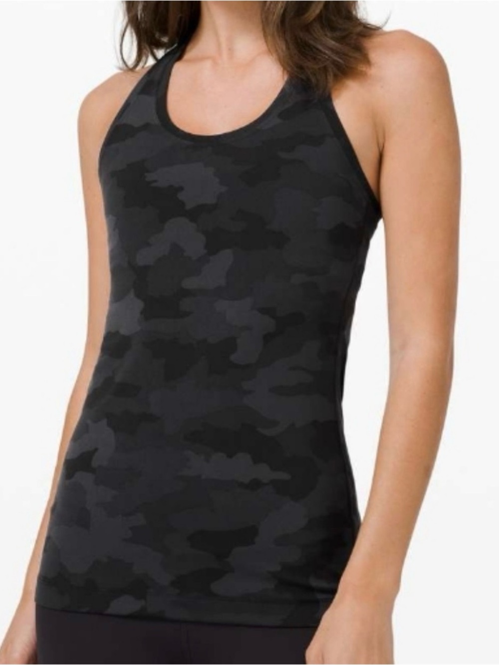 Lululemon Cool Racerback Black Camo
